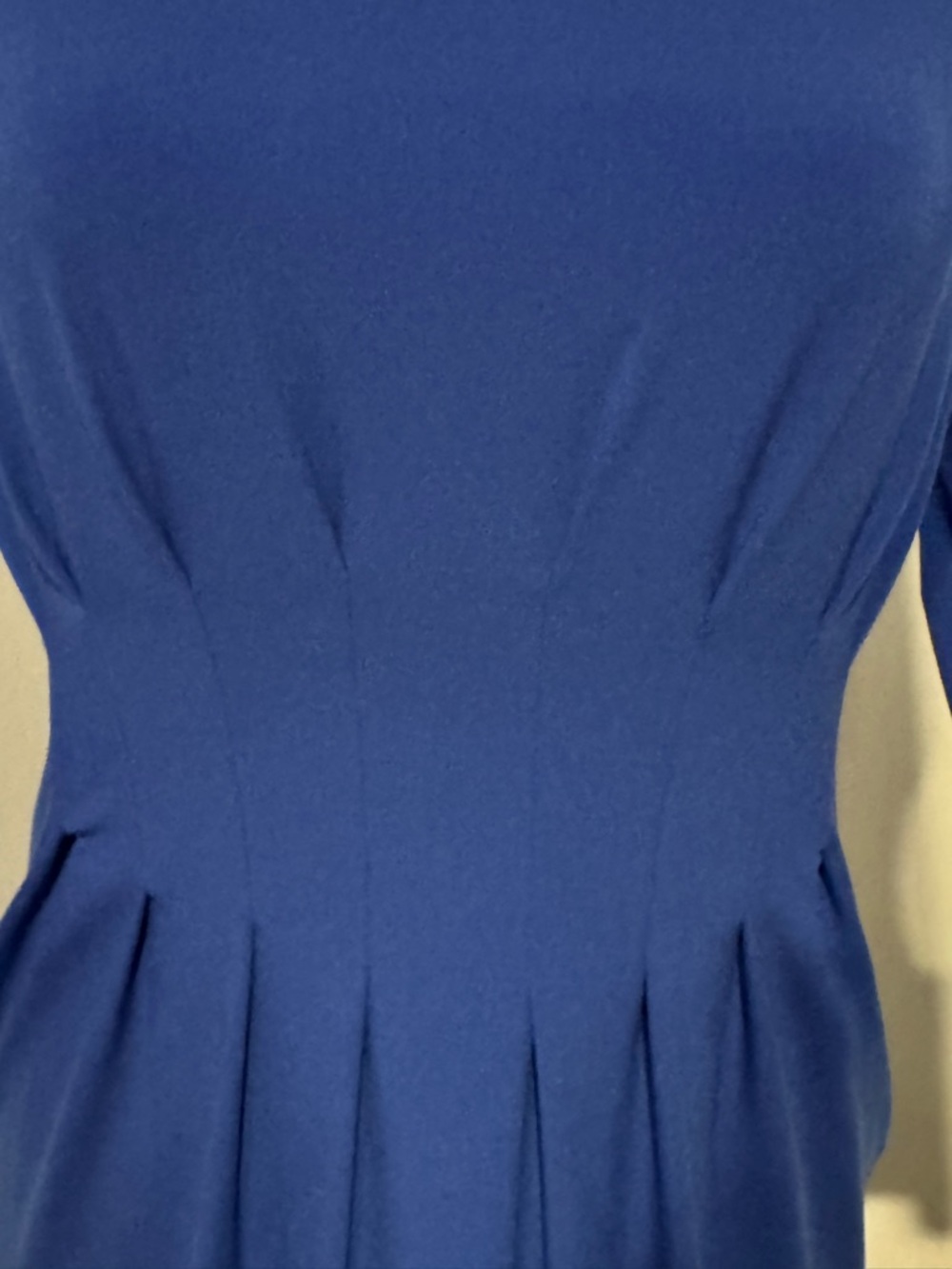 Calvin Klein Cobalt Blue 3/4 length Sleeve Sheath Dress - Picture 2 of 8